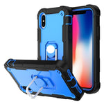 Custodia antiurto 3 strati con supporto per iPhone XS/X