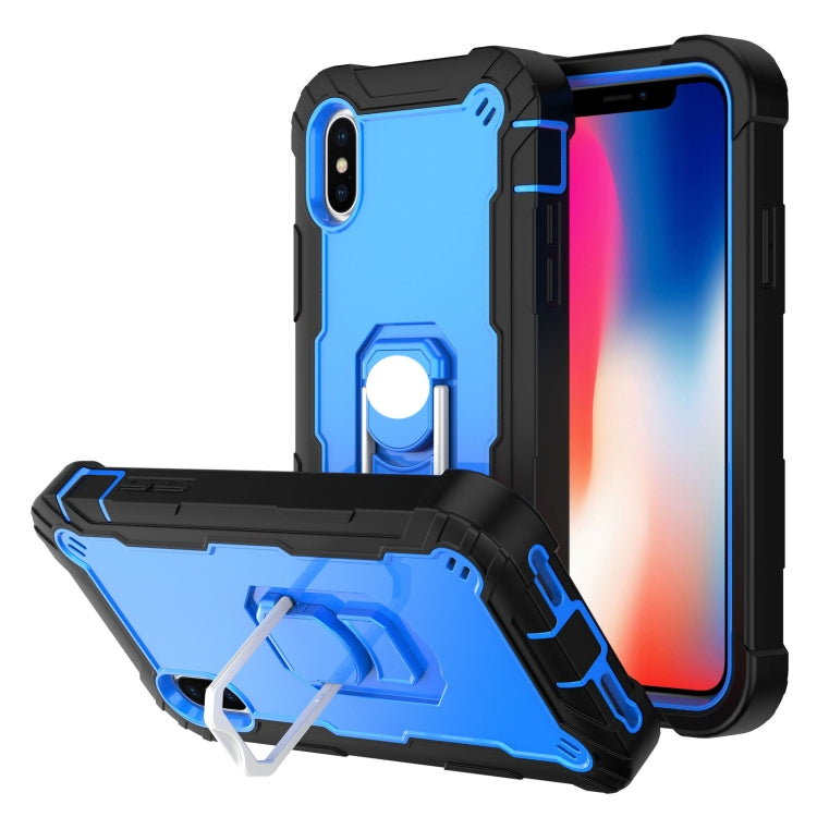 Custodia antiurto 3 strati con supporto per iPhone XS/X