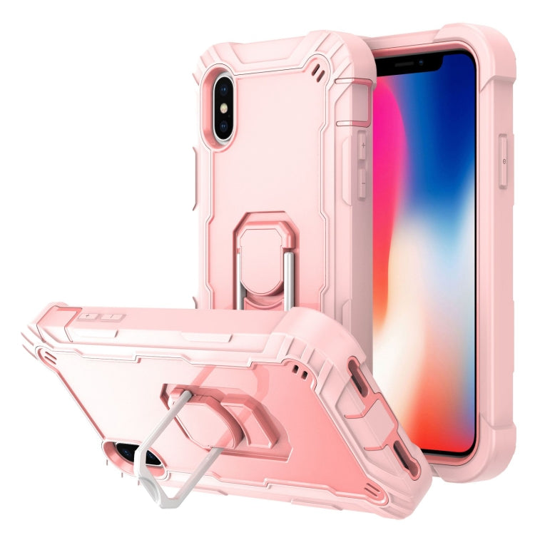 Custodia antiurto 3 strati con supporto per iPhone XS/X