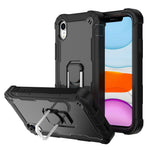 Custodia antiurto 3 strati con supporto per iPhone XS/X