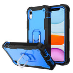 Custodia antiurto 3 strati con supporto per iPhone XS/X
