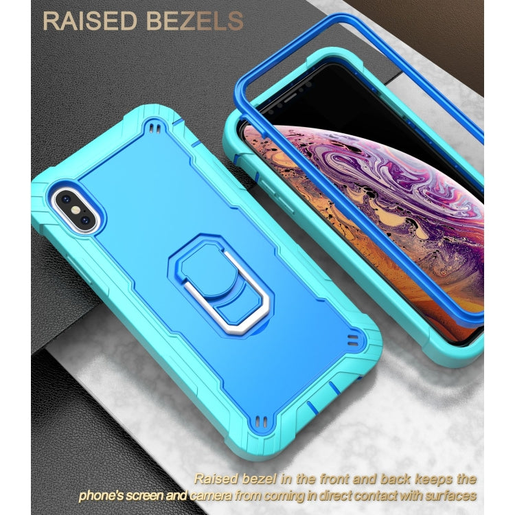 Custodia antiurto a 3 strati con supporto per iPhone XR