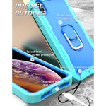 Custodia antiurto a 3 strati con supporto per iPhone XR