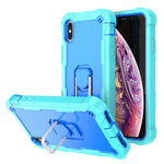 Custodia antiurto a 3 strati con supporto per iPhone XR