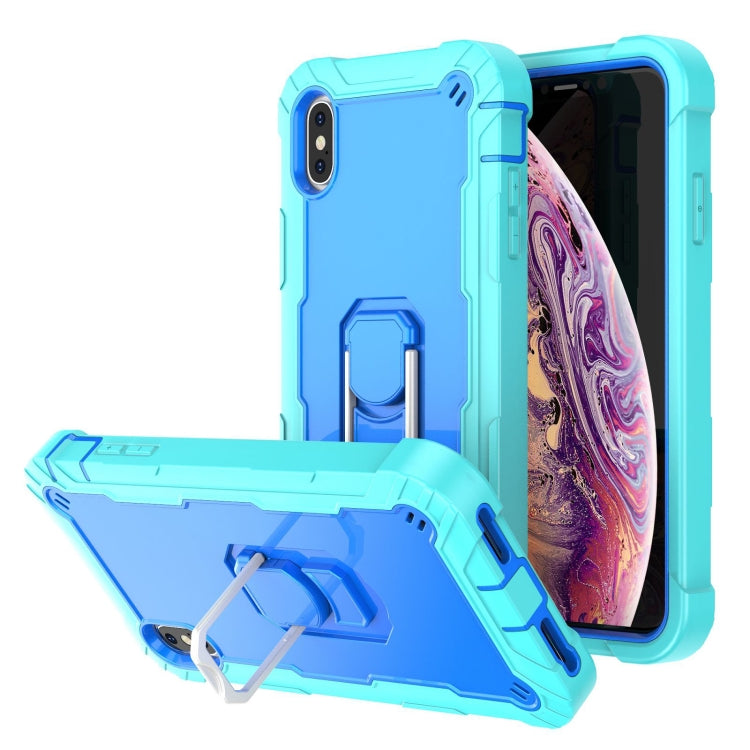 Custodia antiurto a 3 strati con supporto per iPhone XR