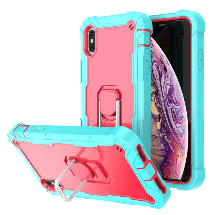 Custodia antiurto a 3 strati con supporto per iPhone XR