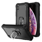 Custodia antiurto a 3 strati con supporto per iPhone XR