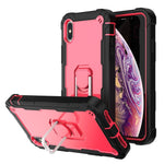 Custodia antiurto a 3 strati con supporto per iPhone XR