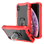 Custodia antiurto a 3 strati con supporto per iPhone XR