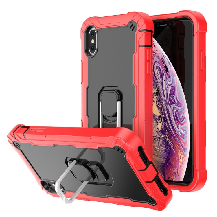 Custodia antiurto a 3 strati con supporto per iPhone XR