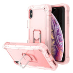 Custodia antiurto a 3 strati con supporto per iPhone XR