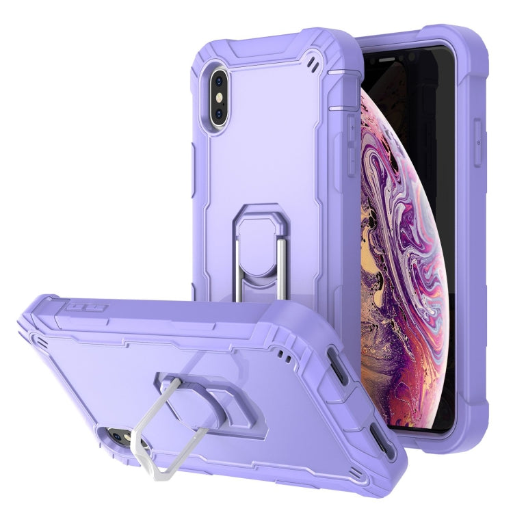 Custodia antiurto a 3 strati con supporto per iPhone XR