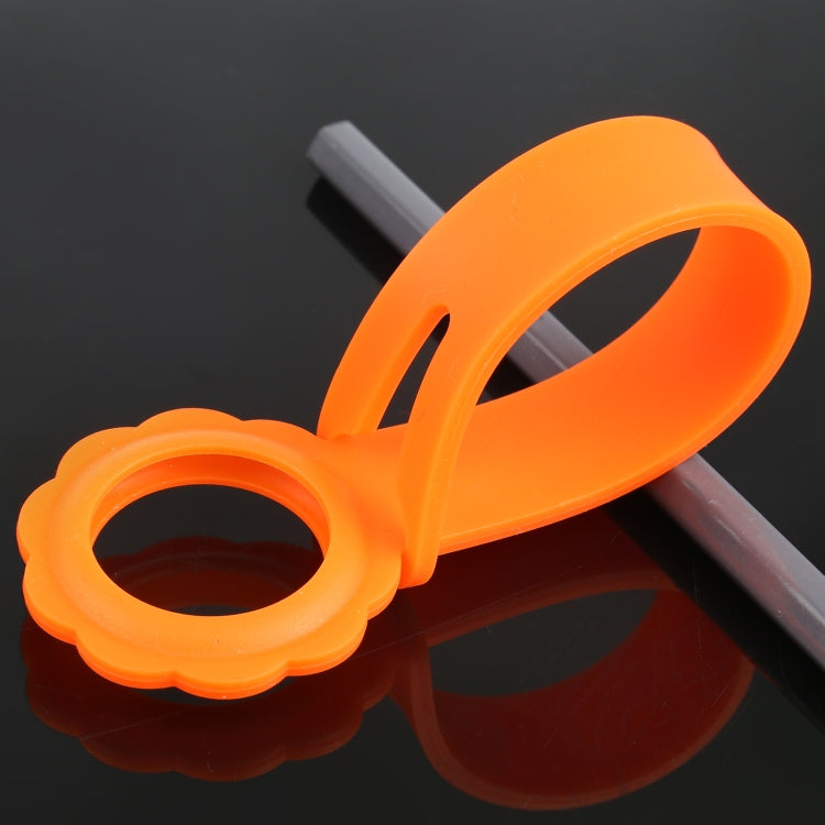 Custodia in silicone a forma di fiore con anello per AirTag