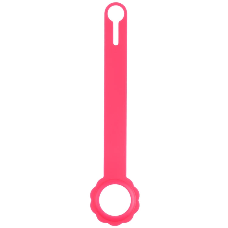 Custodia in silicone a forma di fiore con anello per AirTag