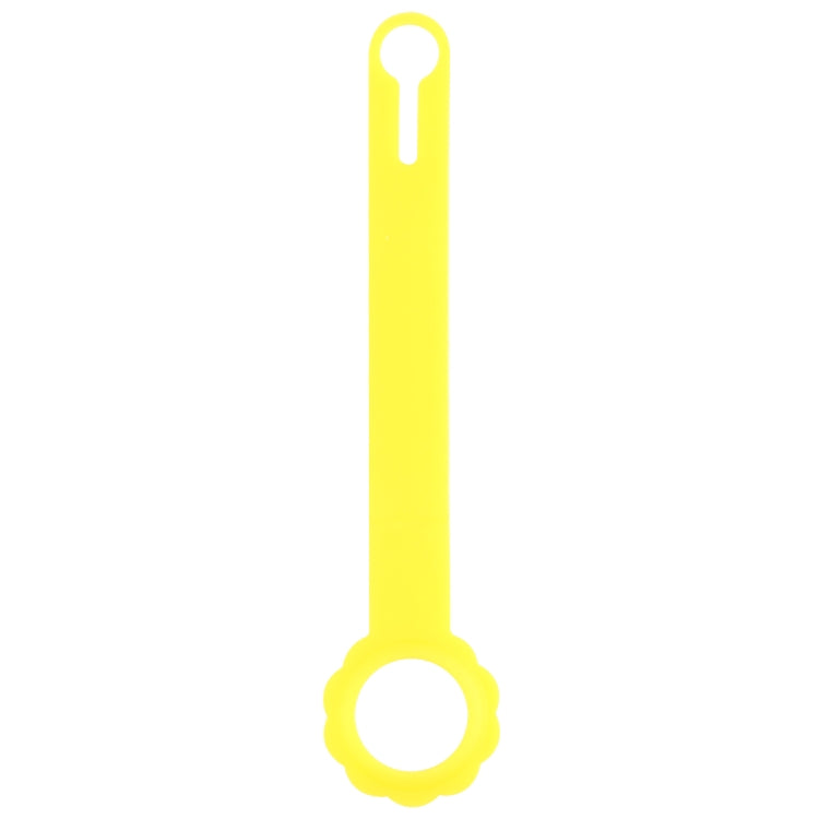 Custodia in silicone a forma di fiore con anello per AirTag