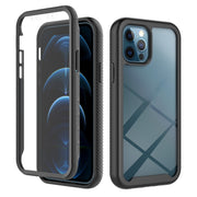 Starry Sky Solid Color Series Custodia antiurto per PC + TPU con pellicola in PET, For iPhone 12 Pro Max