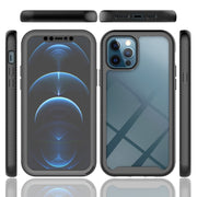 Starry Sky Solid Color Series Custodia antiurto per PC + TPU con pellicola in PET, For iPhone 12 Pro Max