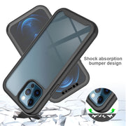 Starry Sky Solid Color Series Custodia antiurto per PC + TPU con pellicola in PET, For iPhone 12 Pro Max