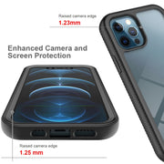 Starry Sky Solid Color Series Custodia antiurto per PC + TPU con pellicola in PET, For iPhone 12 Pro Max
