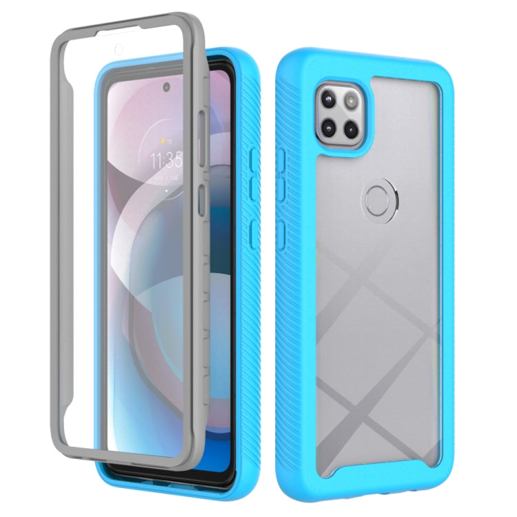 Starry Sky Solid Color Series Custodia antiurto per PC + TPU con pellicola in PET, For Motorola Moto One 5G Ace, Motorola Moto G9 Power(2021)