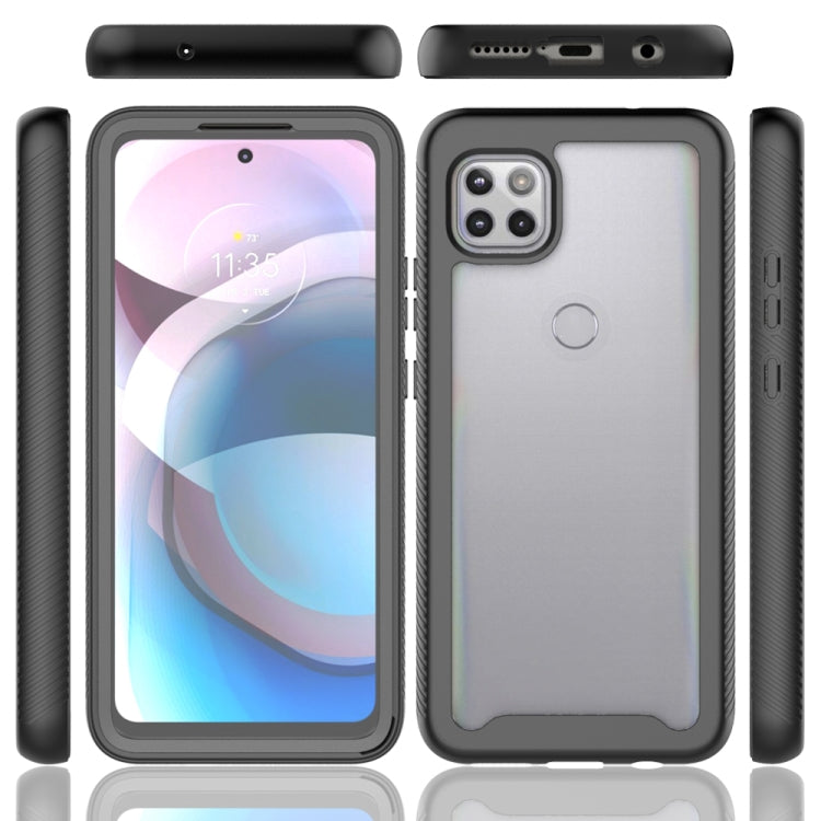 Starry Sky Solid Color Series Custodia antiurto per PC + TPU con pellicola in PET, For Motorola Moto One 5G Ace, Motorola Moto G9 Power(2021)