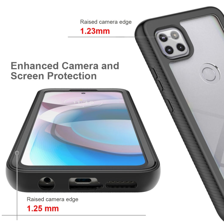 Starry Sky Solid Color Series Custodia antiurto per PC + TPU con pellicola in PET, For Motorola Moto One 5G Ace, Motorola Moto G9 Power(2021)