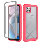 Starry Sky Solid Color Series Custodia antiurto per PC + TPU con pellicola in PET, For Motorola Moto One 5G Ace, Motorola Moto G9 Power(2021)