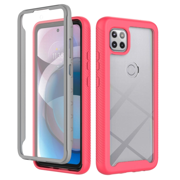 Starry Sky Solid Color Series Custodia antiurto per PC + TPU con pellicola in PET, For Motorola Moto One 5G Ace, Motorola Moto G9 Power(2021)