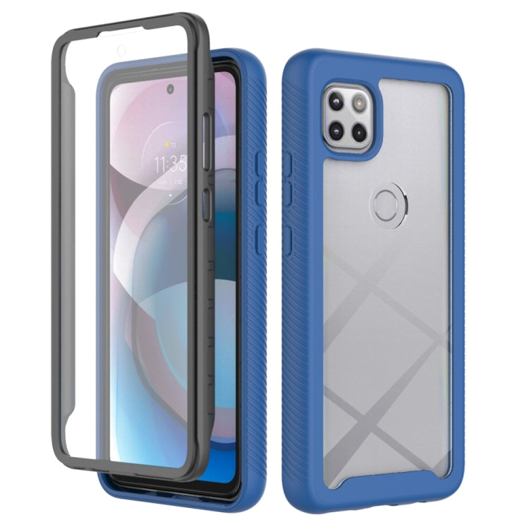 Starry Sky Solid Color Series Custodia antiurto per PC + TPU con pellicola in PET, For Motorola Moto One 5G Ace, Motorola Moto G9 Power(2021)