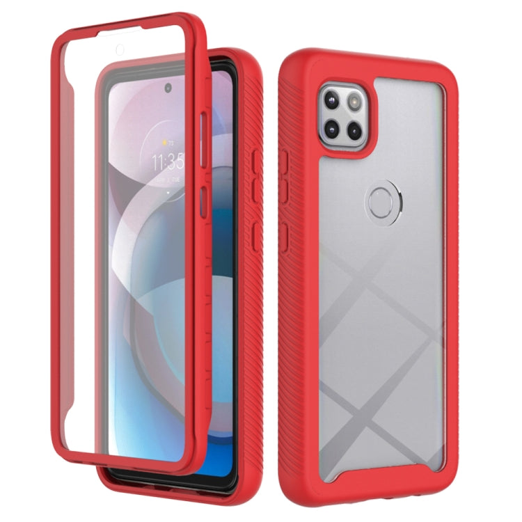 Starry Sky Solid Color Series Custodia antiurto per PC + TPU con pellicola in PET, For Motorola Moto One 5G Ace, Motorola Moto G9 Power(2021)