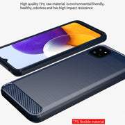 Custodia TPU in fibra di carbonio per Samsung Galaxy A22 5G