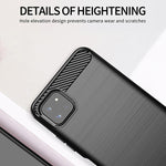Custodia TPU fibra di carbonio per Samsung Galaxy A22 5G