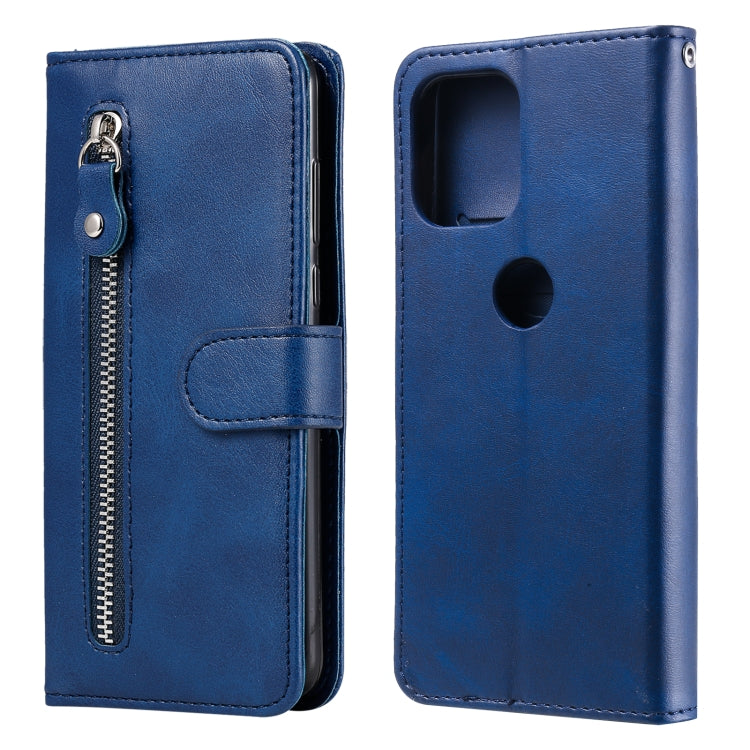 Custodia portafoglio in pelle con cerniera per smartphone compati
