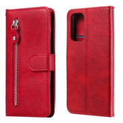 Custodia in pelle flip orizzontale con cerniera texture vitello moda con supporto e slot per schede e portafoglio, For OPPO Reno5 / Find X3 Lite, For Xiaomi Redmi Note 10 4G / Note 10S, For Xiaomi Redmi Note 10 Pro / 10 Pro Max                         ...