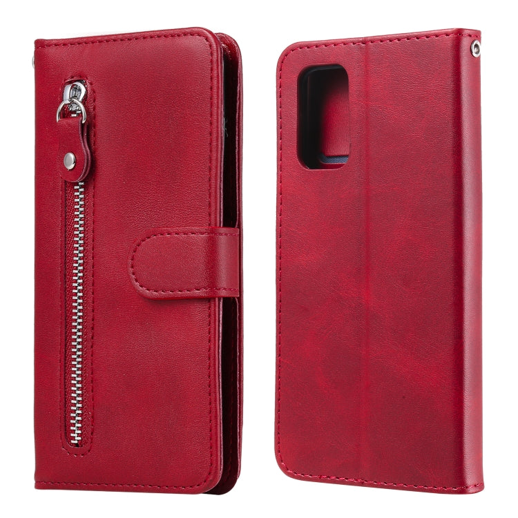 Custodia portafoglio in pelle flip con cerniera per Samsung Galax