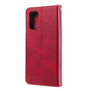 Custodia portafoglio in pelle flip con cerniera per Samsung Galax