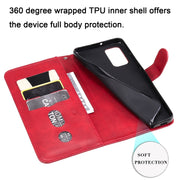 Custodia portafoglio in pelle flip con cerniera per Samsung Galax