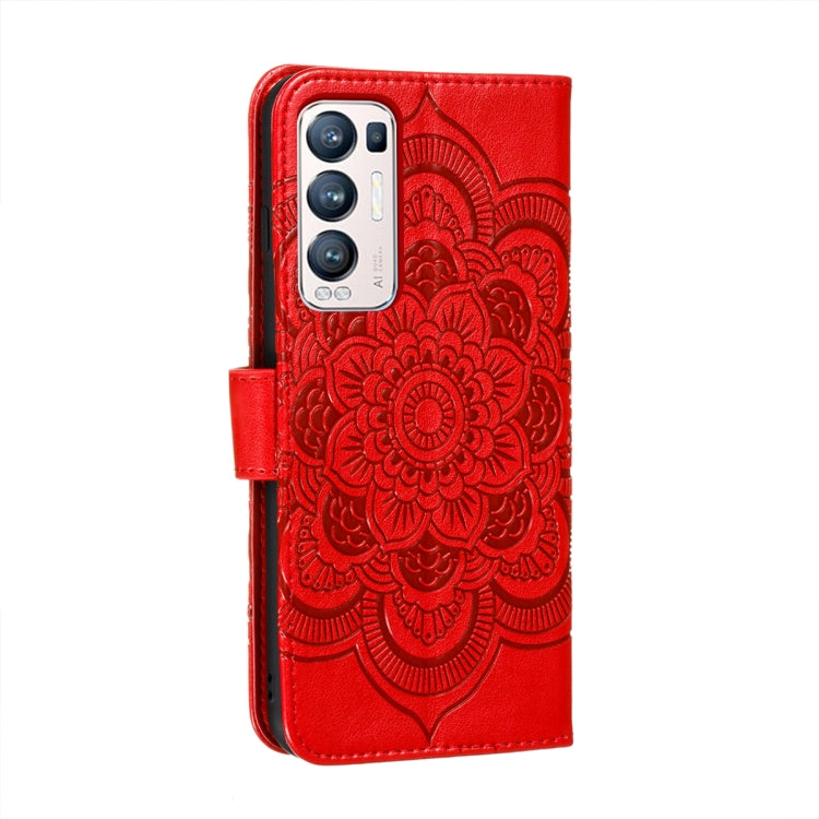 Custodia portafoglio in pelle sintetica per OPPO Reno5 Pro+