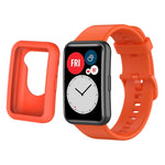 Per Huawei Watch Fit custodia protettiva in silicone + kit cinturino in silicone