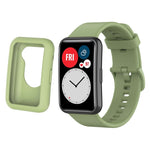 Per Huawei Watch Fit custodia protettiva in silicone + kit cinturino in silicone