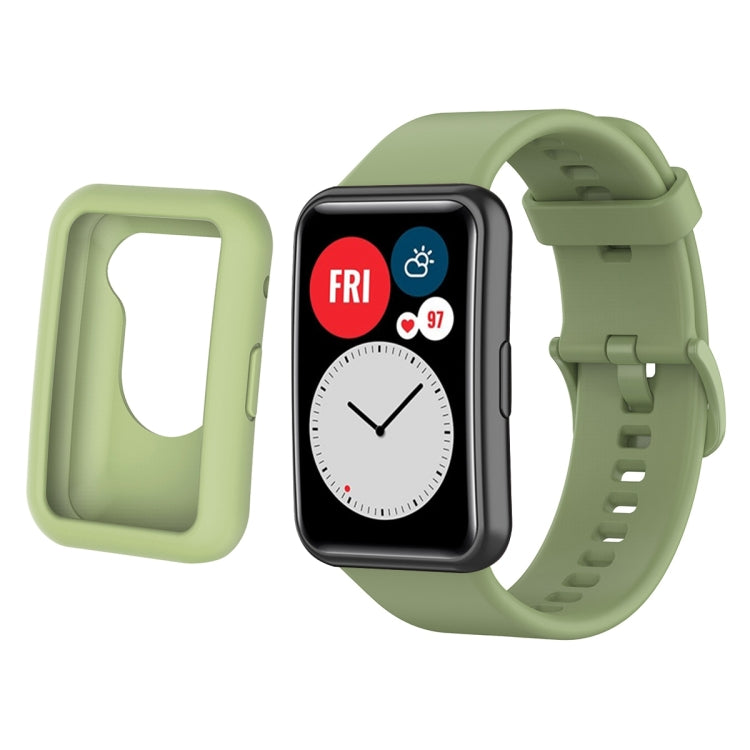 Per Huawei Watch Fit custodia protettiva in silicone + kit cinturino in silicone