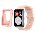 Per Huawei Watch Fit custodia protettiva in silicone + kit cinturino in silicone