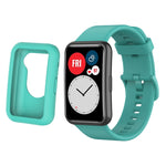 Per Huawei Watch Fit custodia protettiva in silicone + kit cinturino in silicone
