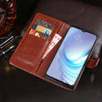idewei Custodia in pelle a vibrazione orizzontale Crazy Horse Texture con supporto e slot per carte e portafoglio, For Motorola Moto G50, For Nokia 1.4, For OPPO A53s 5G