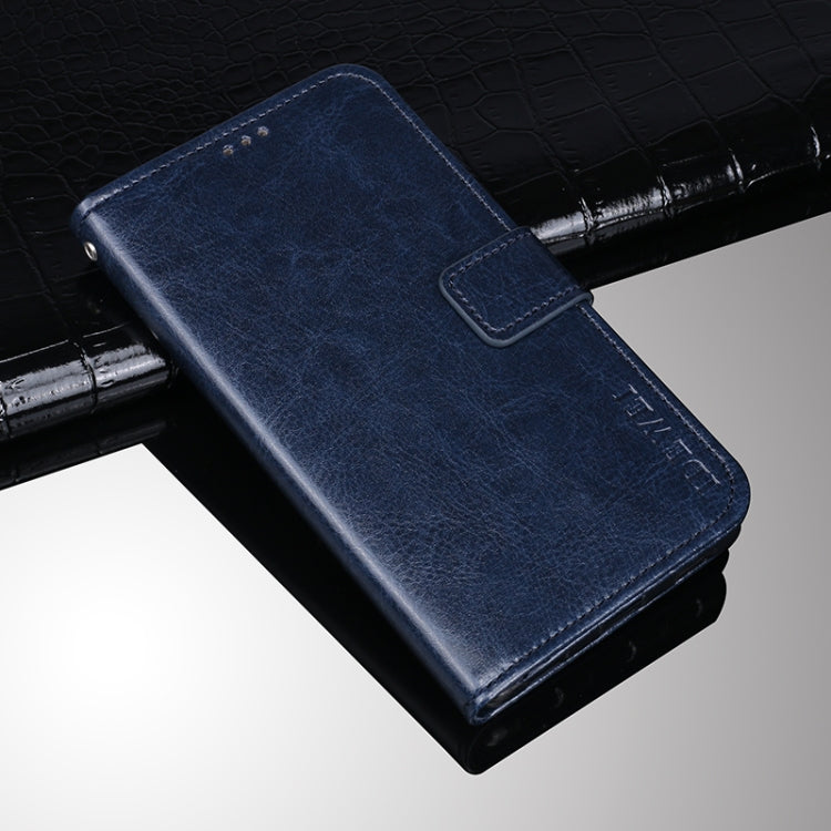 idewei Custodia in pelle a vibrazione orizzontale Crazy Horse Texture con supporto e slot per carte e portafoglio, For OPPO A94 5G, For OPPO A95 5G, For OPPO Realme 8 5G