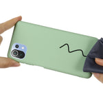 Custodia in silicone liquido per Xiaomi Mi 11 Lite