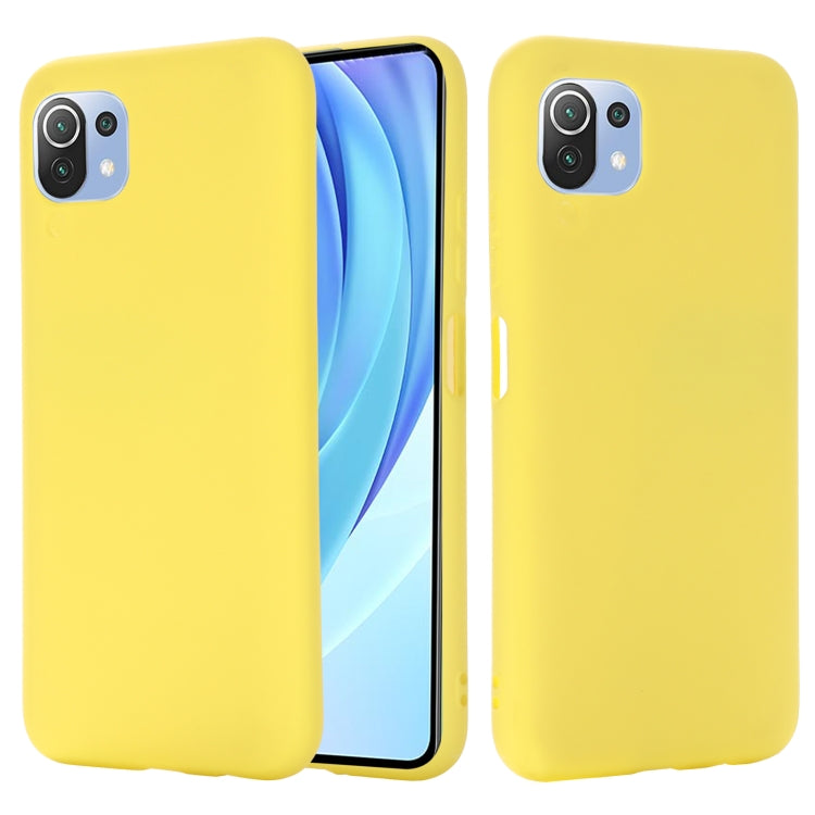 Custodia in silicone liquido per Xiaomi Mi 11 Lite