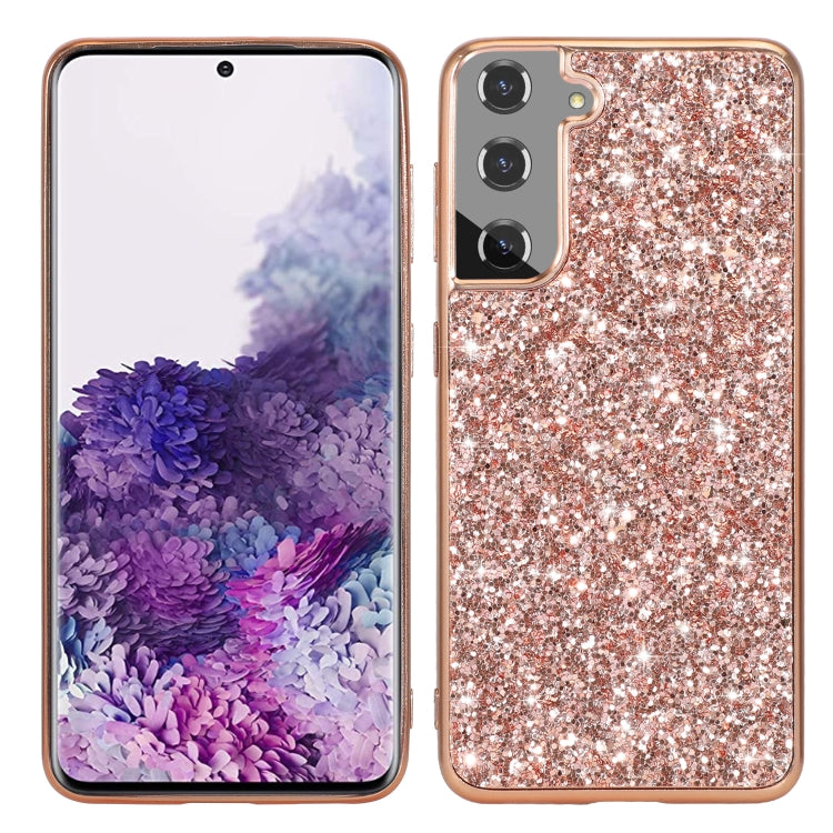 Custodia protettiva in TPU glitterata per Samsung Galaxy S21 FE