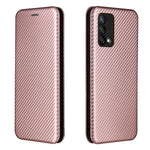 Struttura in fibra di carbonio Flip orizzontale magnetico Custodia in pelle TPU + PC + PU con slot per schede, For OPPO F19 / A74 4G, For Blackview A70 (2021)