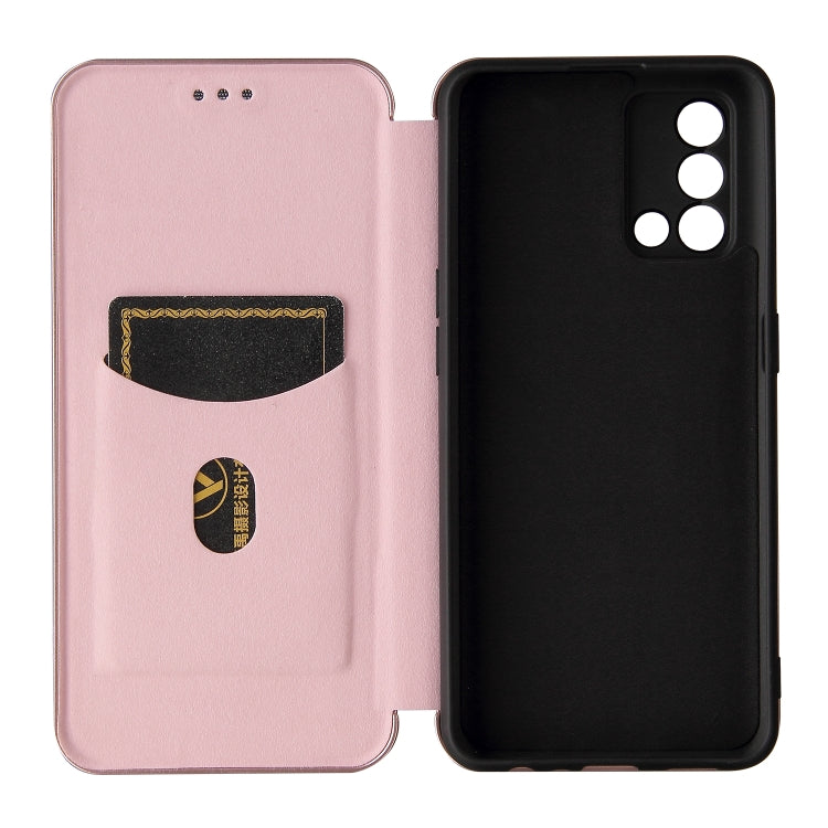 Struttura in fibra di carbonio Flip orizzontale magnetico Custodia in pelle TPU + PC + PU con slot per schede, For OPPO F19 / A74 4G, For Blackview A70 (2021)